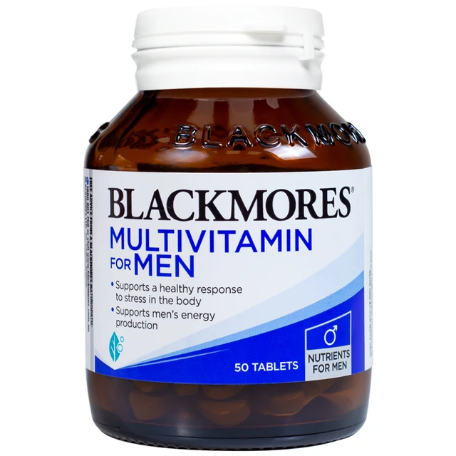 Viên hỗ trợ sức khỏe nam giới Blackmores Multivitamin For Men (50 viên).webp