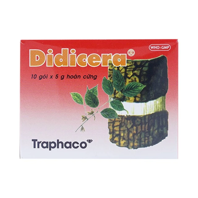 Viên hoàn cứng Didicera điều trị đau thần kinh tọa đau vai gáy (hộp 10 gói).webp