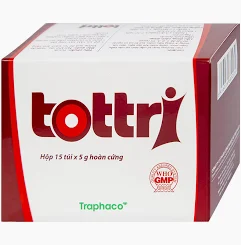Viên hoàn cứng Tottri điều trị trĩ cấp tính, trĩ nội, trĩ ngoại (15 túi x 5g).webp