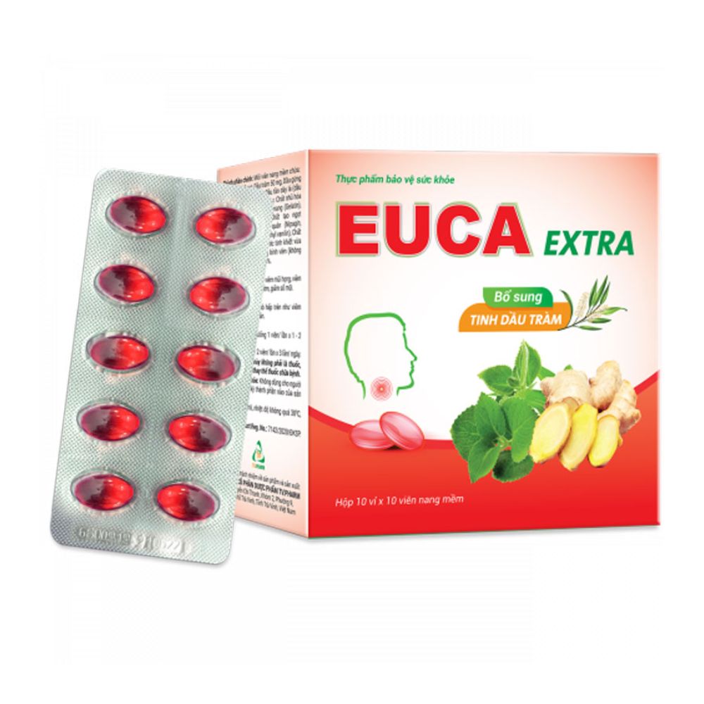 Viên nang EUCA EXTRA hỗ trợ giảm đau rát họng (100 viên).jpg