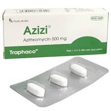 Viên nang cứng Azizi 500mg điều trị nhiễm khuẩn (hộp 1 vỉ x 3 viên).jfif