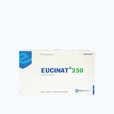 Viên nén Eucinat 250mg kháng sinh điều trị nhiễm khuẩn (1 vỉ x 10 viên).jfif