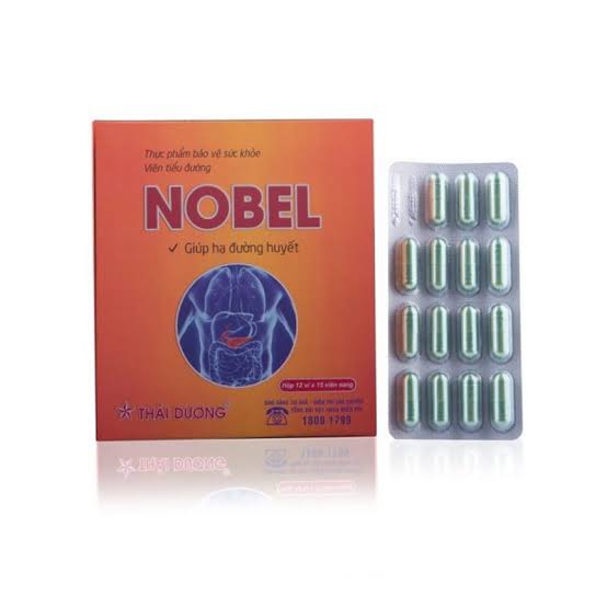 Viên tiểu đường Nobel (Hộp 12 vỉ x 15 viên).jfif