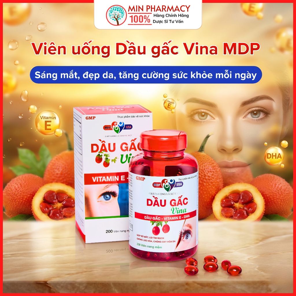 Viên uống Dầu gấc Vina MDP (Vitamin E + DHA) - chai 200 viên.png