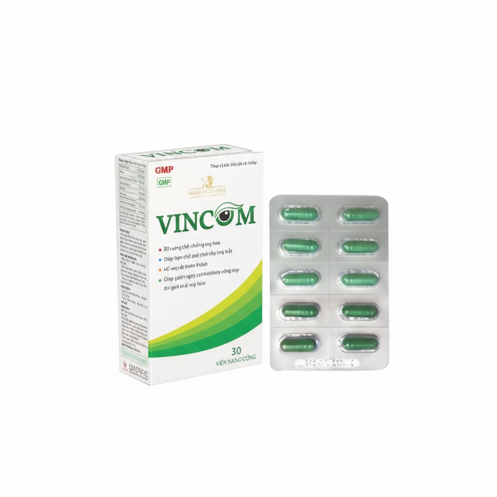 Viên uống VINCOM Bổ sung dầu cá, vitamin A, E Hộp 30 viên.jpg