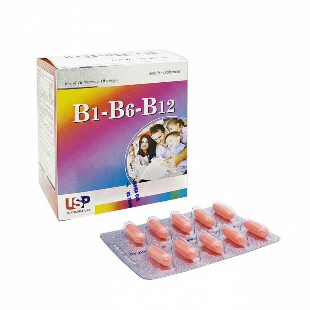 Viên uống Vitamin B1-B6-B12 USA (100 viên).jpg