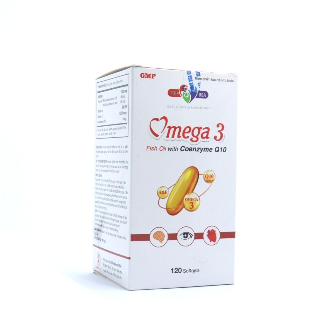 Viên uống dầu cá Omega 3 Fish oil Mediphar - Chai 120 viên.jpg