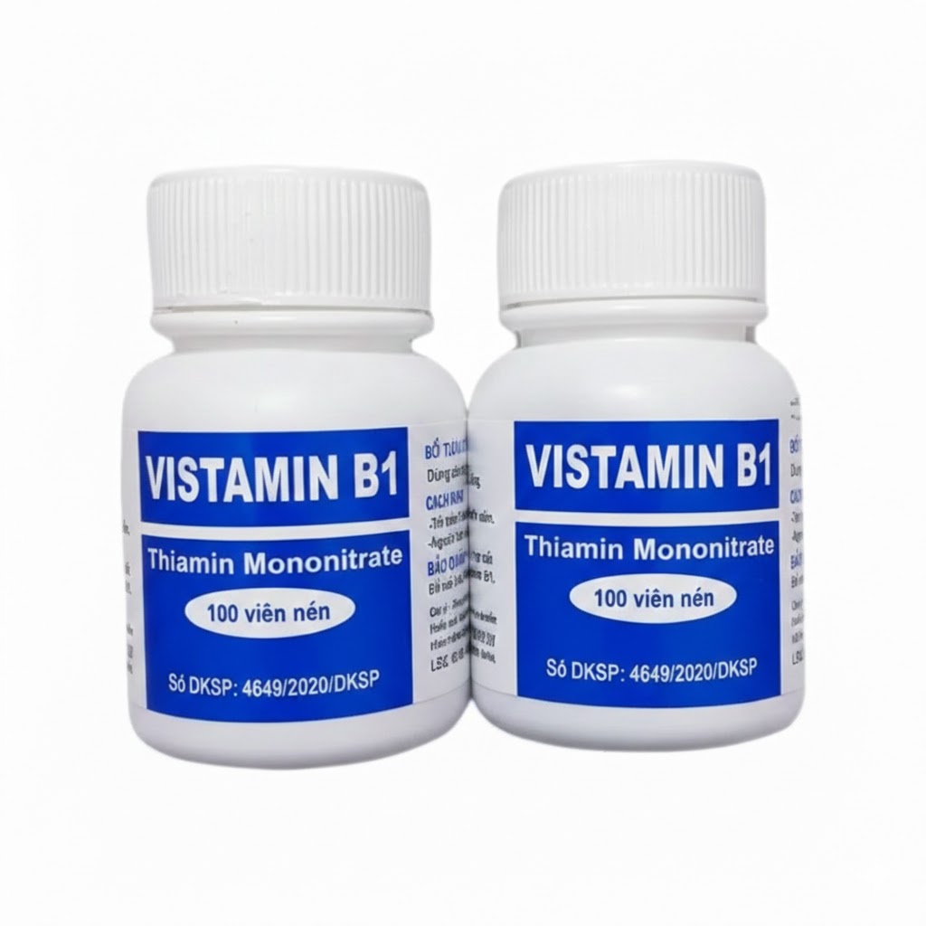 Vitamin B1 Đại Uy hỗ trợ tóc móng Lọ 100 viên - 1 chai Đại Uy.jpg
