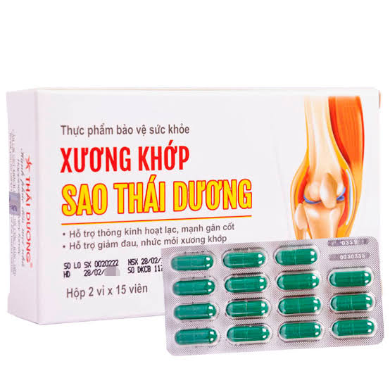 Xương Khớp Sao Thái Dương (Hộp 2 vỉ x 15 viên).jfif