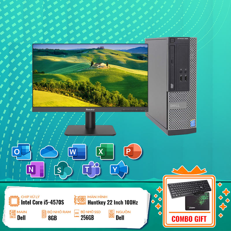 Máy Tính Bàn Dell Cũ i5/8GB/256GB