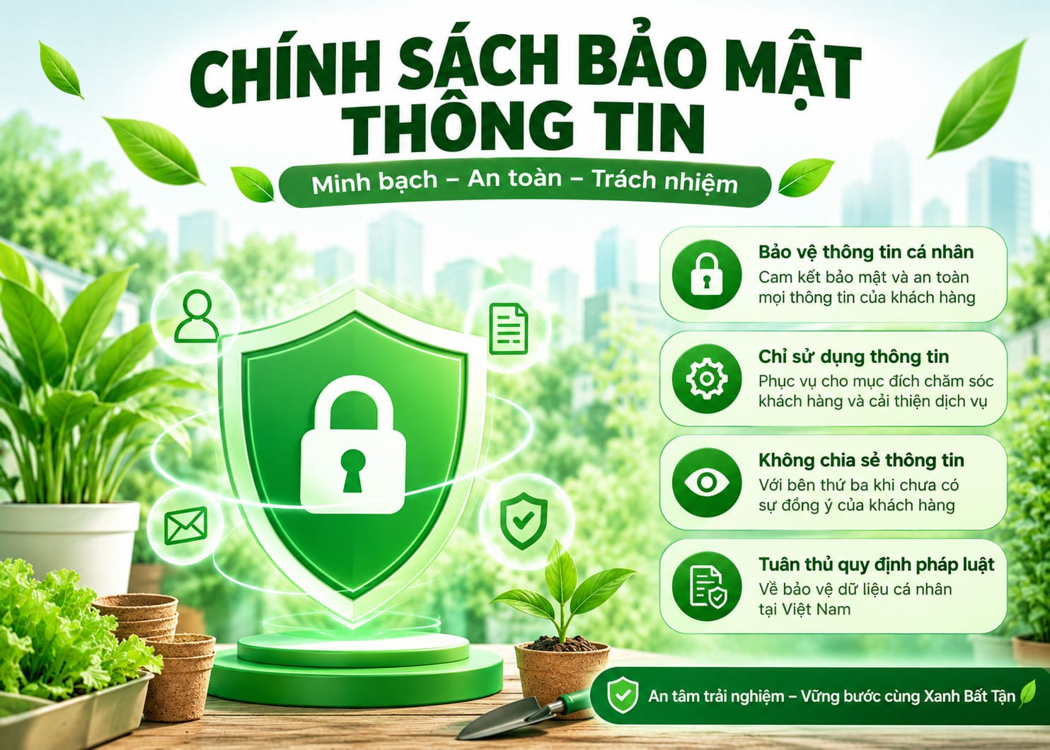 CHÍNH SÁCH BẢO MẬT THÔNG TIN