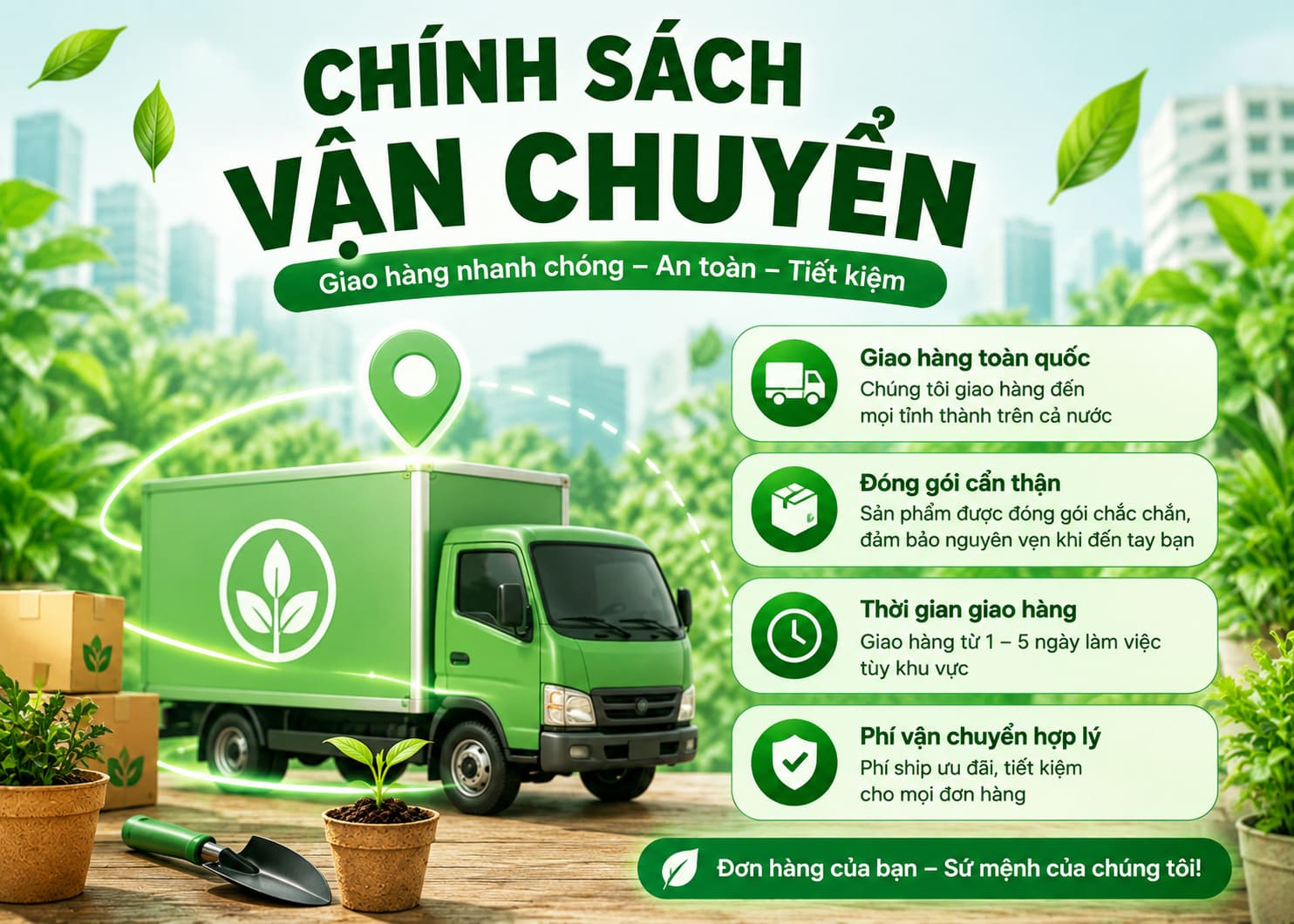 CHÍNH SÁCH VẬN CHUYỂN