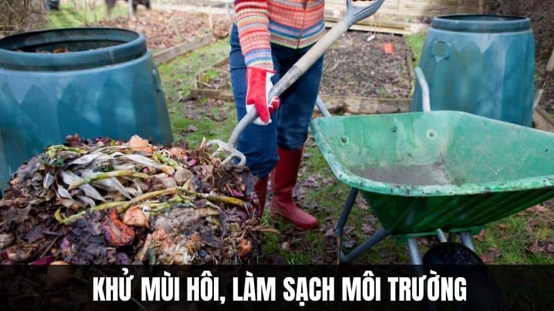 Emic khử mùi hôi và làm sạch môi trường