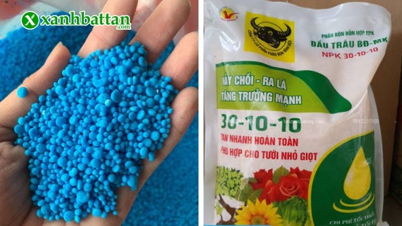 Công dụng phân bón dinh dưỡng NPK 30-10-10