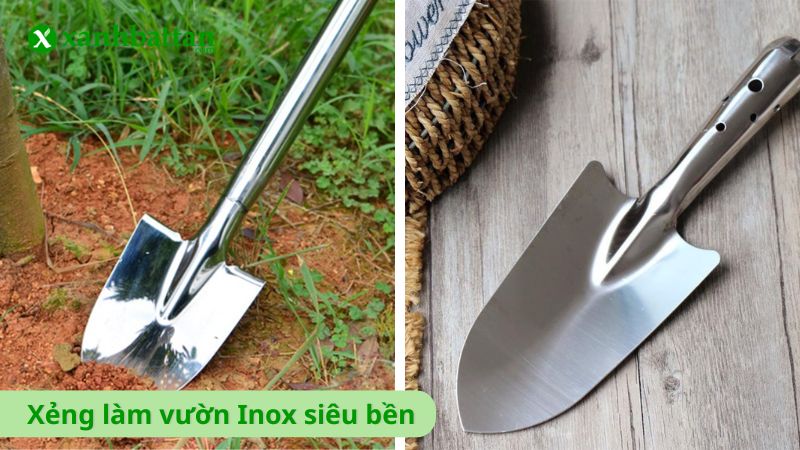 Xẻng làm vườn Inox siêu bền