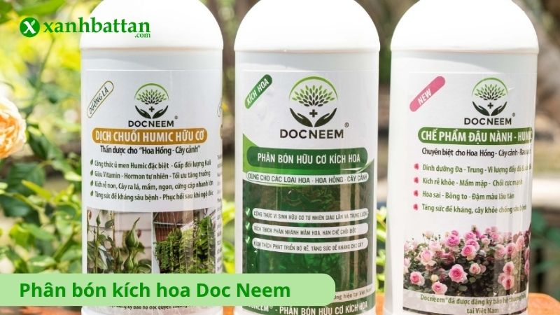 Phân bón hữu cơ kích hoa, dưỡng hoa Doc Neem