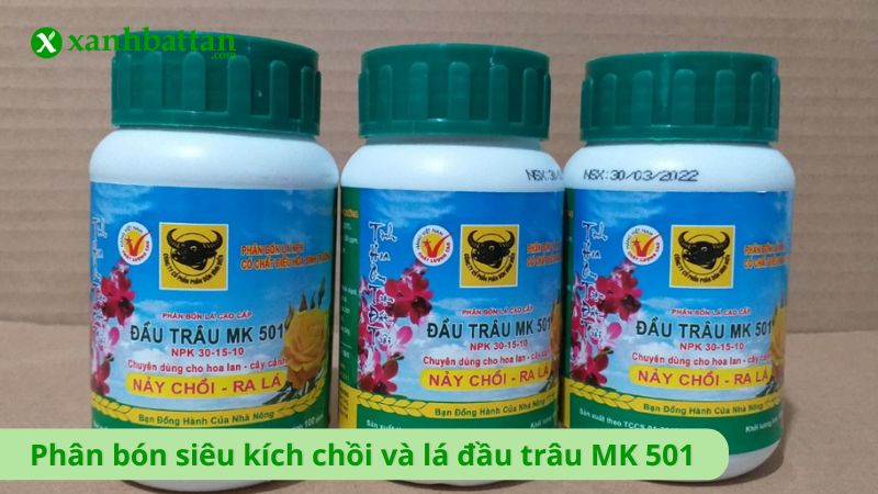 Phân bón siêu kích chồi và lá đầu trâu MK 501