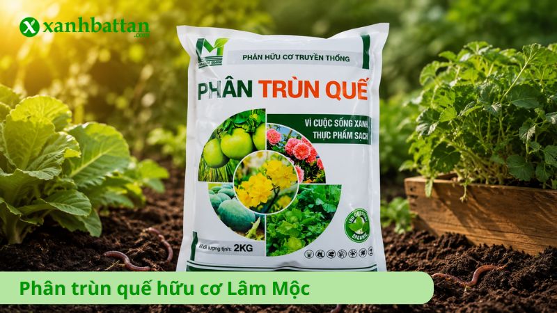 Phân trùn quế hữu cơ Lâm Mộc