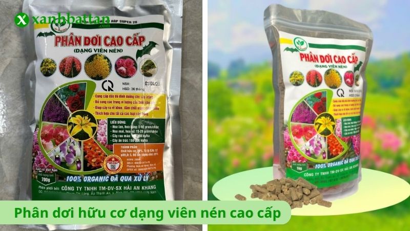 Phân dơi hữu cơ dạng viên nén cao cấp