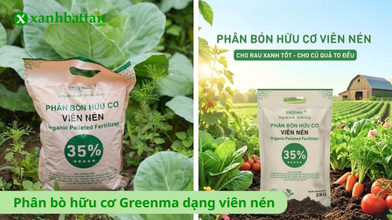 Phân bò hữu cơ Greenma dạng viên nén