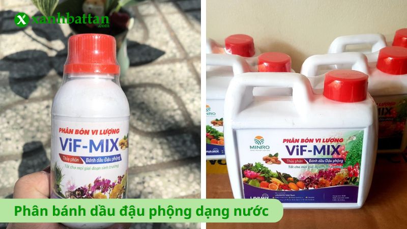 Phân hữu cơ bánh dầu đậu phộng dạng nước