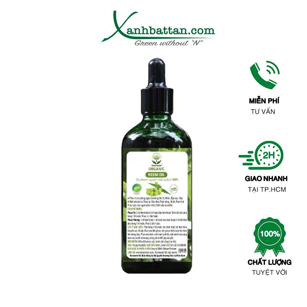 Neem Oil Trừ Bọ Trĩ Trên Hoa Hồng Chai 100 ml