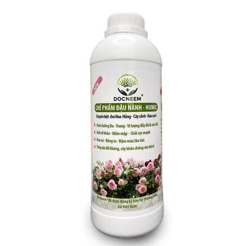 Phân Bón Đậu Tương Humic Cho Hoa Hồng