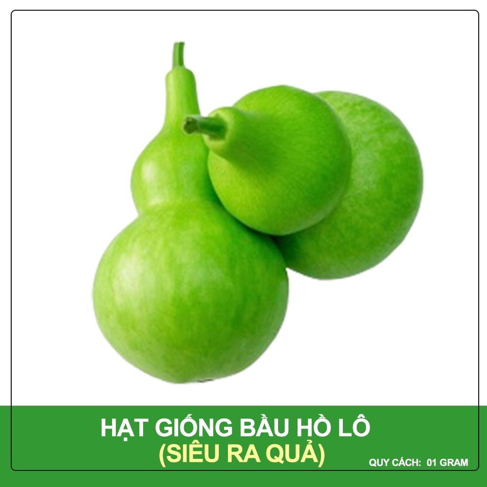 Hạt Giống Bầu Hồ Lô Phú Nông Gói 1 Gram
