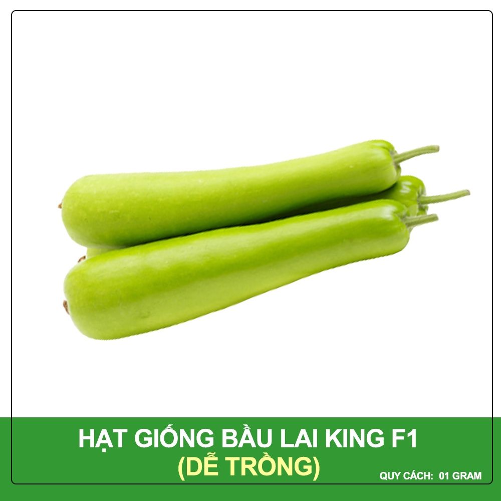 Hạt Giống Bầu Lai King F1 Phú Nông Gói 1 Gram