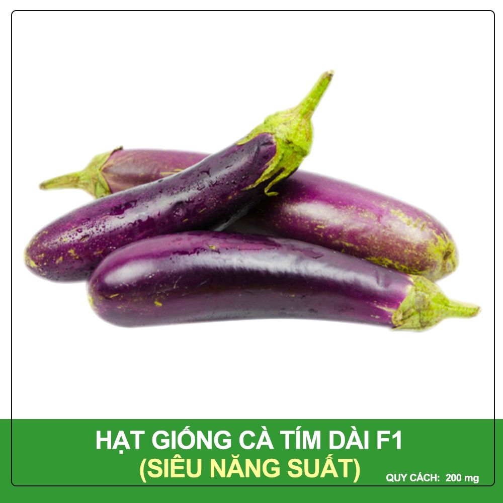 Hạt Giống Cà Tím Dài Phú Nông Gói 200 mg