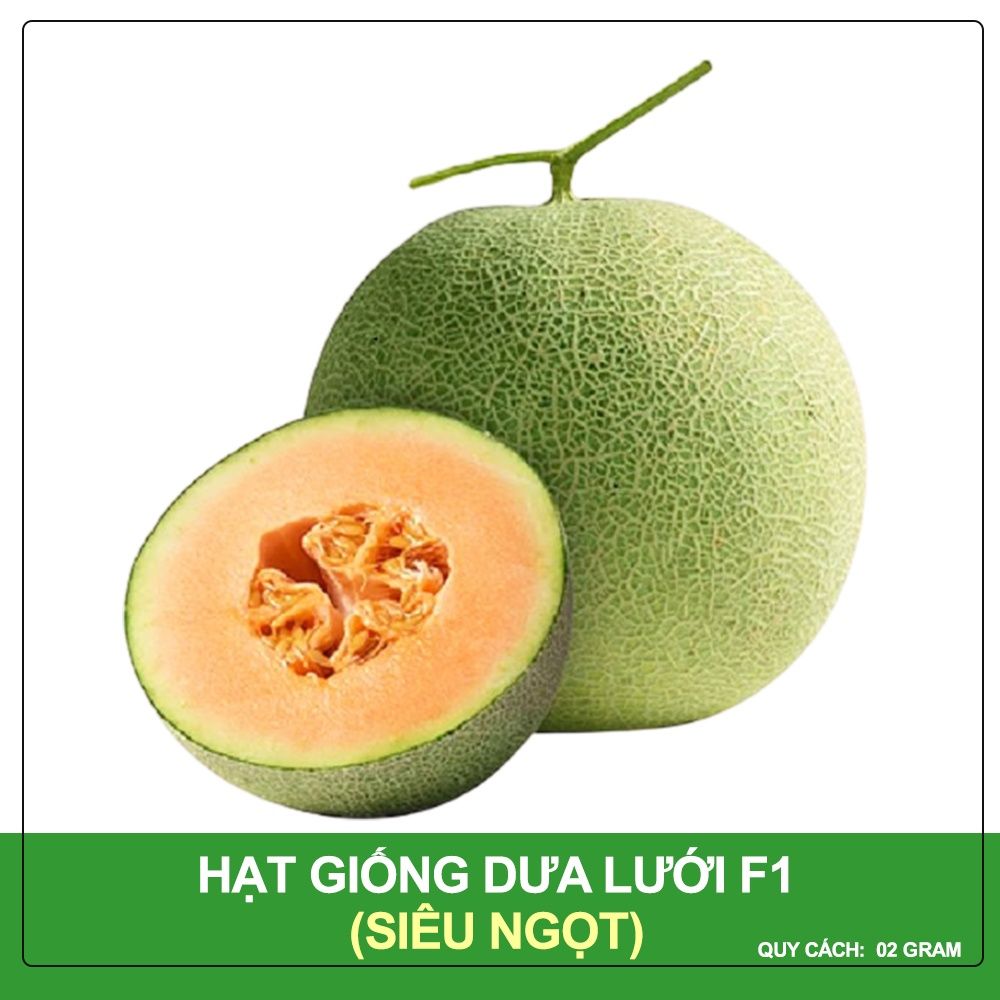 Hạt Giống Dưa Lưới F1 Phú Nông Gói 0,3 Gram