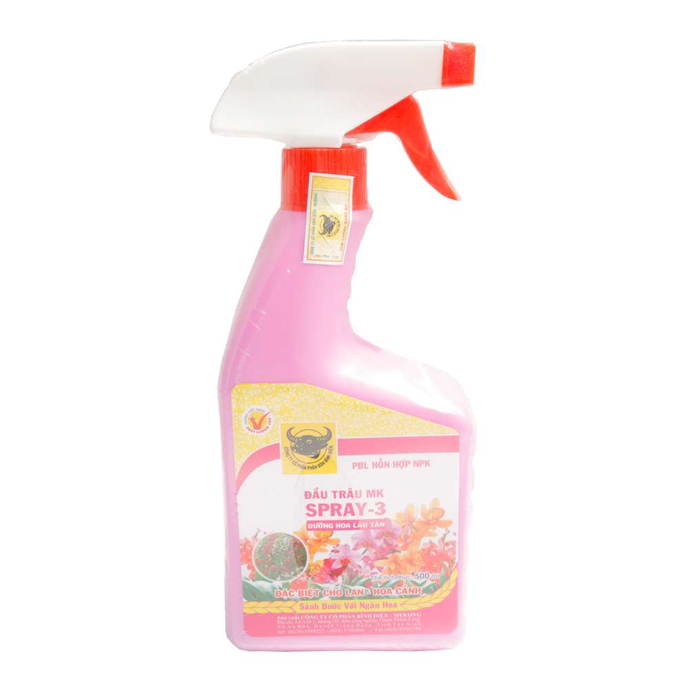 Phân Bón Đầu Trâu Dưỡng Hoa Lâu Tàn Spray 3