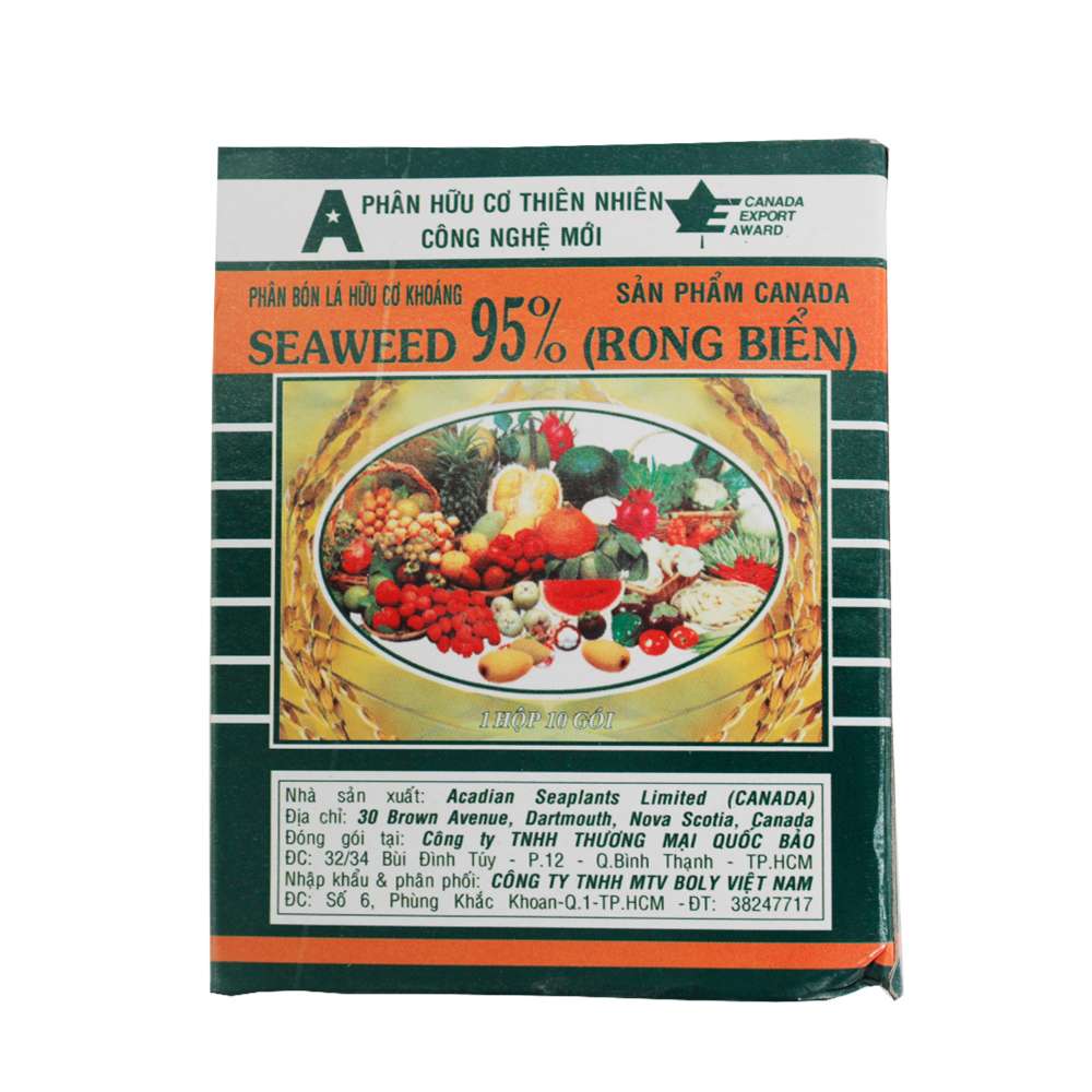 Combo 10 Gói Phân Bón Lá Hữu Cơ Seaweed Rong Biển 95% Canada