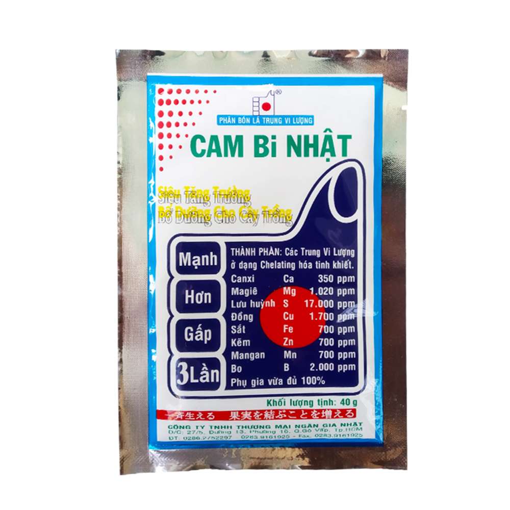 Phân Bón Trung Vi Lượng Cambi Nhật 308