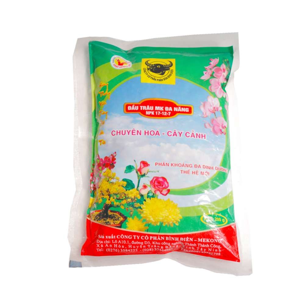 Phân Bón Đầu Trâu Npk 17-12-7 Dùng Cho Hoa Kiểng