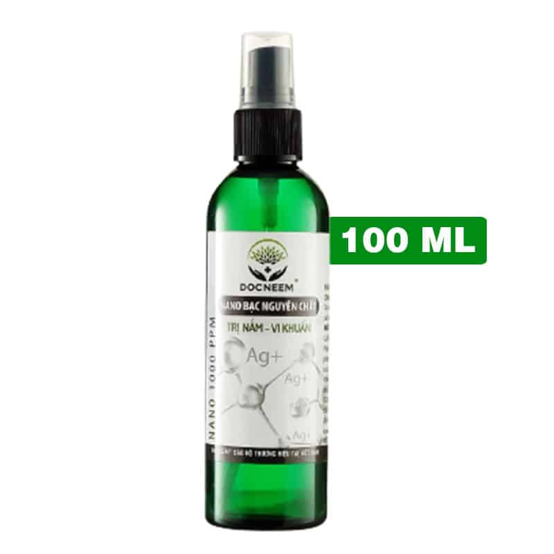 Nano Bạc Trị Nấm Bệnh - Vi Khuẩn - Virus Cho Lan, Hoa Hồng, Cá Cảnh DOCNEEM Chai 100 ml