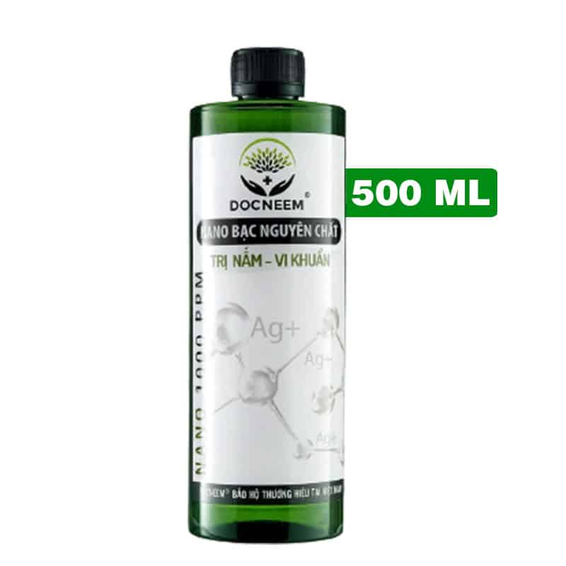 Nano Bạc Trị Nấm Bệnh - Vi Khuẩn - Virus Cho Lan, Hoa Hồng, Cá Cảnh DOCNEEM 500 ml