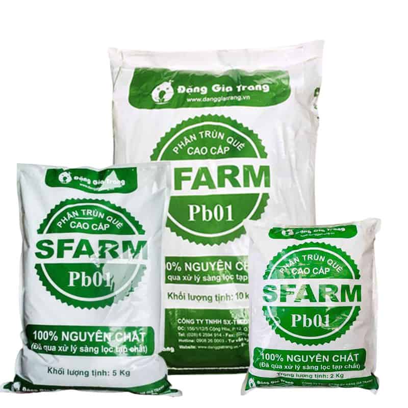 Phân Trùn Quế Hữu Cơ Sfarm, Dùng Để Trồng Rau Sạch Và Hoa Kiểng