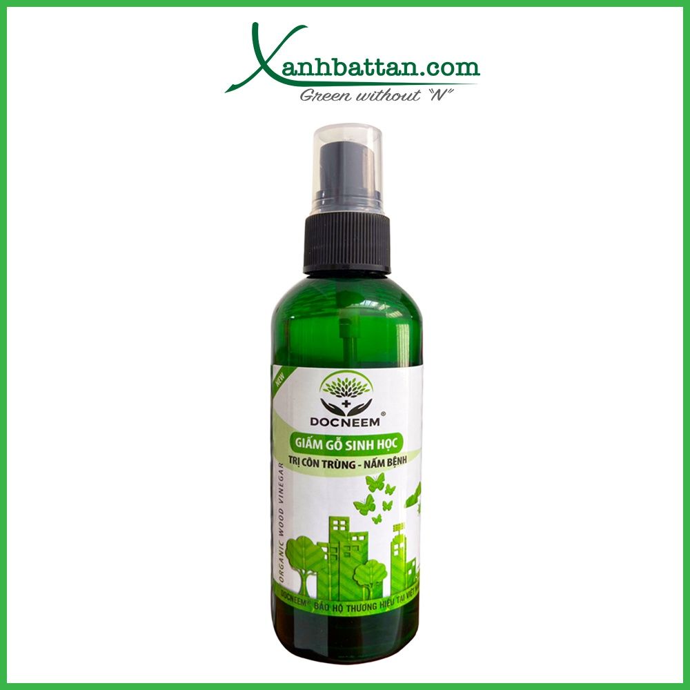 Giấm Gỗ Sinh Học Docneem Phòng Trừ Nấm Bệnh Và Xua Đuổi Côn Trùng 100 ml