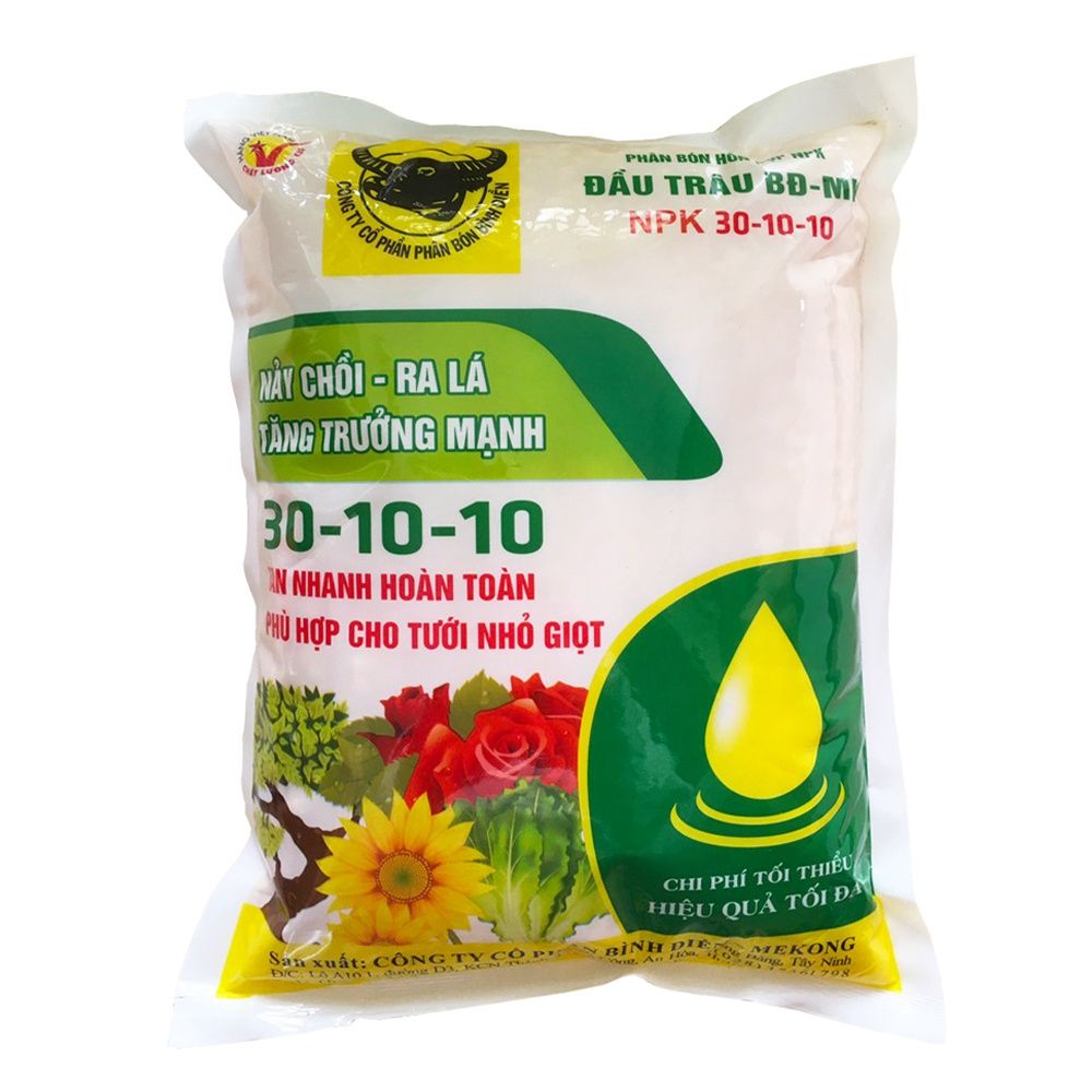 Phân Bón NPK 30-10-10 Đầu Trâu Kích Chồi, Ra Lá