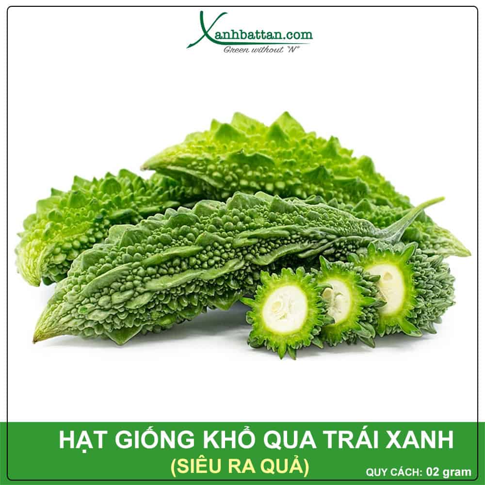 Hạt Giống Khổ Qua Trái Xanh F1 CR-V68 Gói 2 Gram