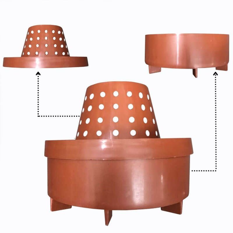 Cốc Điều Hòa Trồng Lan Bằng Nhựa