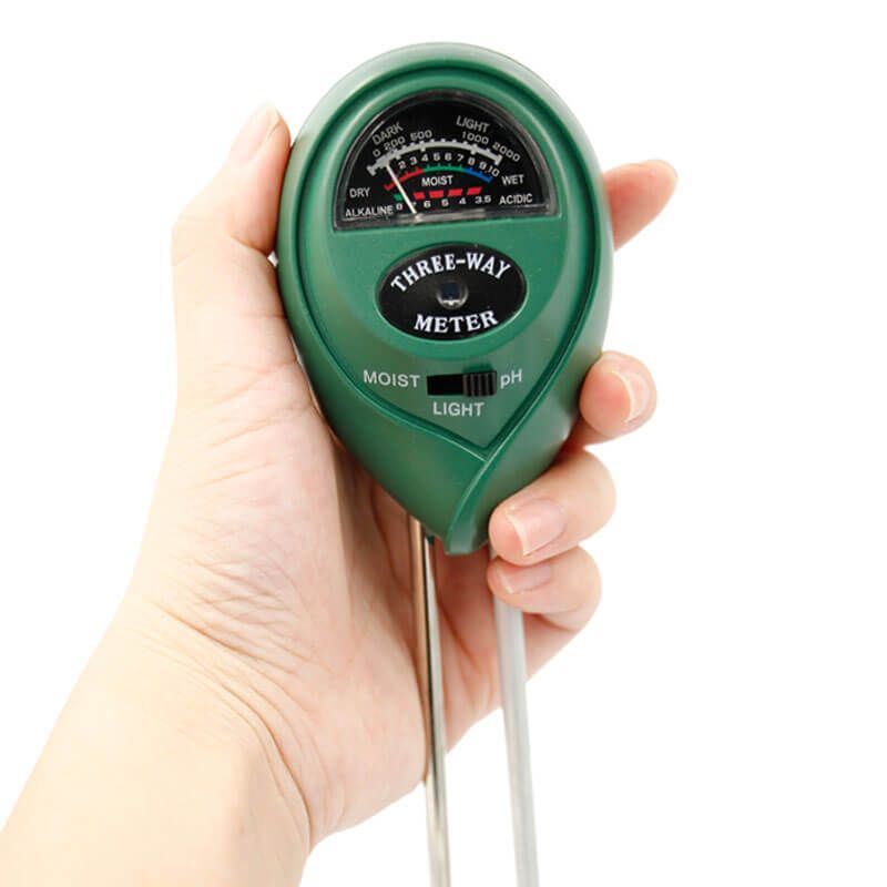 Đồng Hồ Đo Độ pH - Độ Ẩm - Ánh Sáng 3 Trong 1 Aquamate