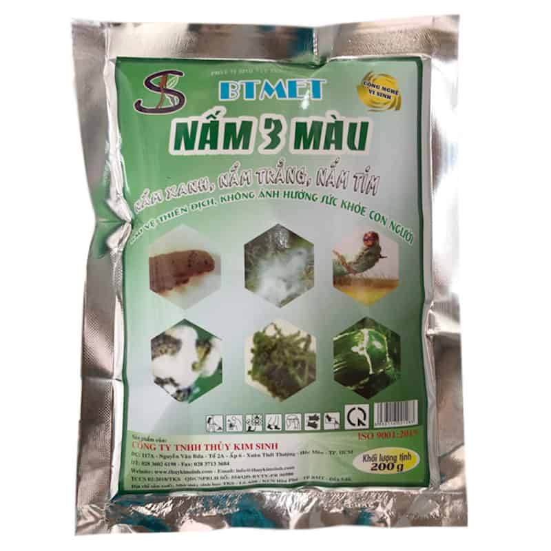Nấm 3 Màu Thủy Kinh Sinh - Nấm Xanh - Nấm Trắng - Nấm Tím