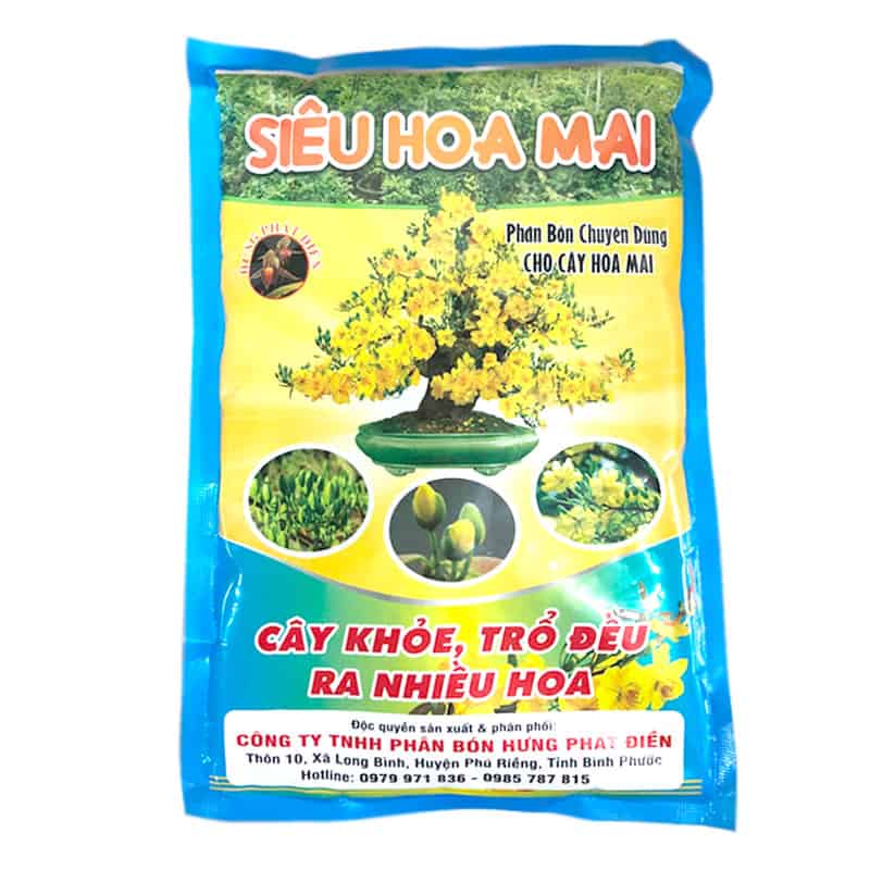 Phân Bón Siêu Hoa Mai - Kích Rễ - Kích Hoa - Dưỡng Hoa Mai Đẹp