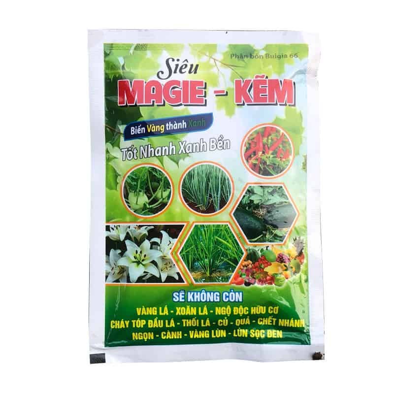 Phân Bón Siêu Magie Kẽm Biến Vàng Thành Xanh Và Dày Lá Buigia66