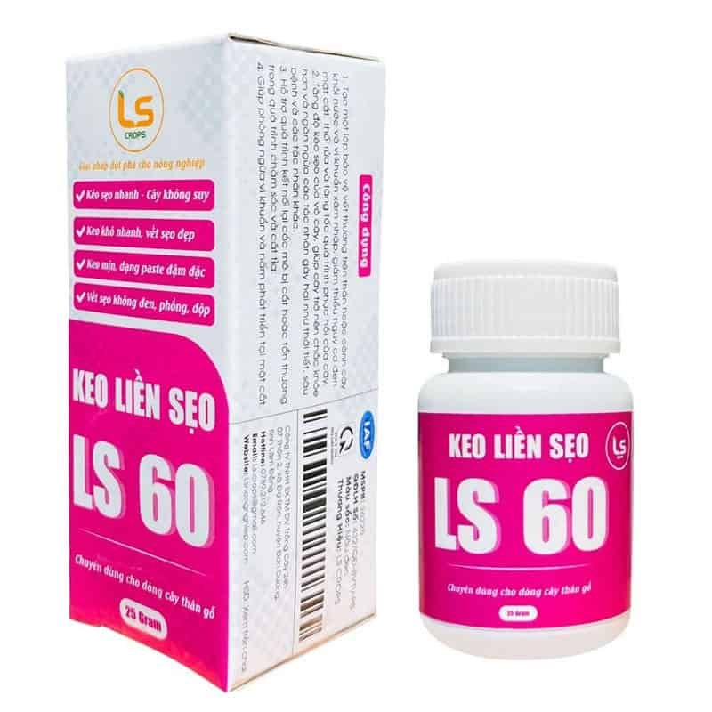 Keo Liền Sẹo Da Cây LS 60 Đen - Liền Sẹo Nhanh Và Chống Nấm Bệnh - 25 Gram