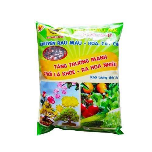 Phân Bón Đầu Trâu NPK 20-20-15 Chuyên Rau Màu Hoa Cây Cảnh
