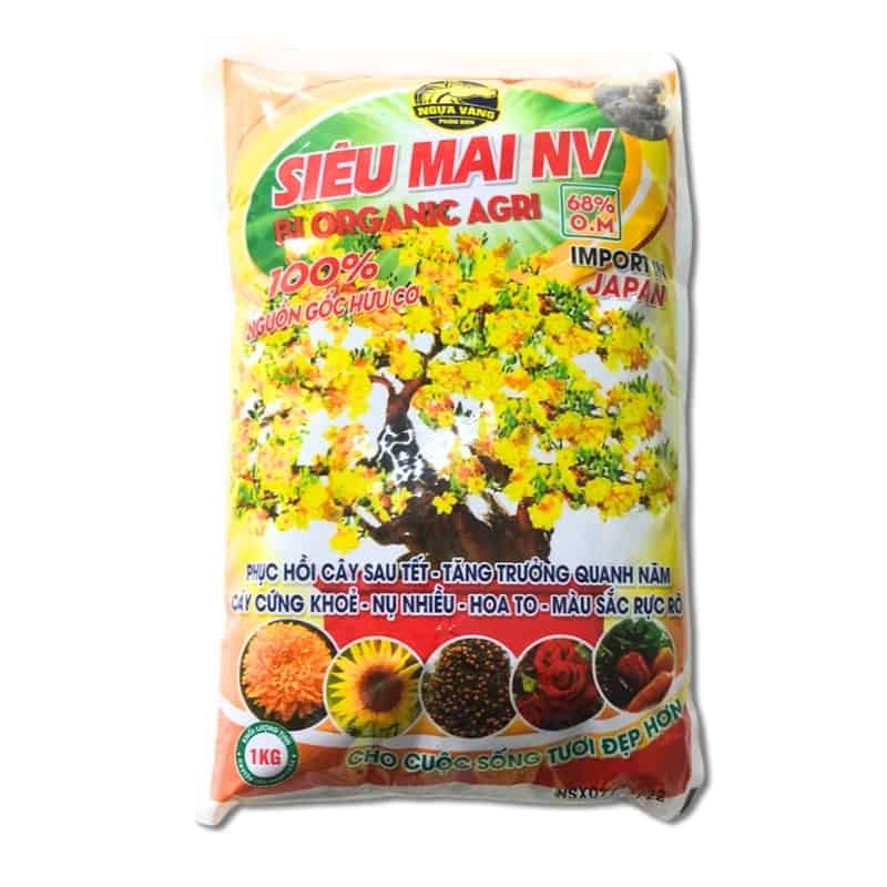 Phân Bón Hữu Cơ Cho Mai Vàng BI Organic Agri 68OM