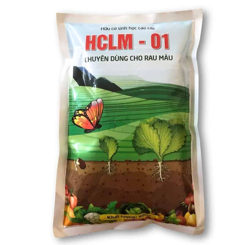 Phân Bón Hữu Cơ Sinh Học Chuyên Cho Rau Màu HCLM01